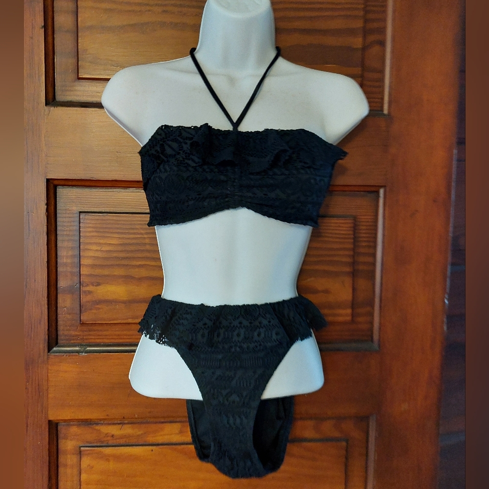 Ralph Lauren lace ruffle bikini